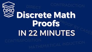 Discrete Math Proofs in 22 Minutes 5 Types 9 Examples [upl. by Limaj]