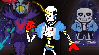 TAS No Hit Disbelief Papyrus All Phases [upl. by Tevlev]