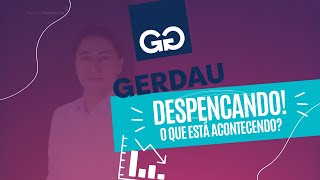 As ações da Gerdau seguem em queda O que está acontecendo ggbr4 goau4 [upl. by Llenal]