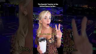 ¿CÓMO WHAT 😳🤯 🇪🇸 spanish learnspanish lyrics reaction comedy iknowyouwantme teachers [upl. by Karlotta802]