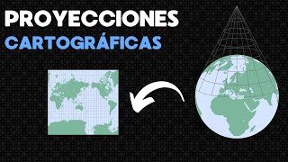 ¿QUÉ SON LAS PROYECCIONES CARTOGRÁFICAS [upl. by Novelia]