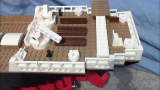 The making of Titanic in Lego [upl. by Winnah]