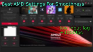 How To Get The Smoothest Gaming Experience On AMD [upl. by Noxas753]