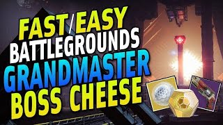 This Weeks GRANDMASTER NIGHTFALL Has An INSANE BOSS CHEESE Easy HEIST BATTLEGROUNDS GM  Destiny 2 [upl. by Ereveneug]