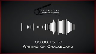 Writing on Chalkboard  HQ Sound Effects [upl. by Reivad]