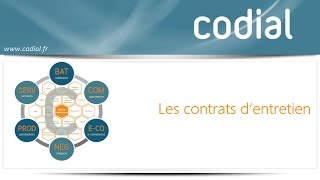 CODIAL  Les contrats dentretienmaintenance [upl. by Tannen]