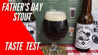 Fathers Day Stout 2022  Hornindal Kveik Stout  Homebrew Stout Comparison [upl. by Kieryt]