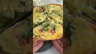 Make this high protein breakfast tortilla bake eggs cottagecheese quiche [upl. by Baptiste]