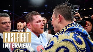 Trilogy settled Canelo Alvarez and Gennadiy Golovkin postfight interviews [upl. by Eilra605]