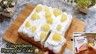 Super Moist pineapple cake Recipe Easy No Beater 😱 Classic pineapple cake Pineapple sunshine cake [upl. by Marnia454]