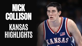 Nick Collison Official Kansas Jayhawks Highlights [upl. by Gale]