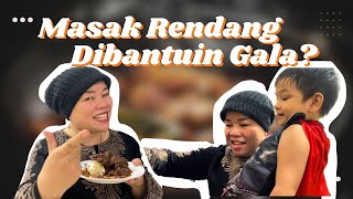 MASAK RENDANG DIBANTUIN GALA [upl. by Derrik]