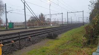 DB 6418 vertrekt van rangeerterrein Onnen met 3 ketelwagons en 4 schootwagons naar Delfzijl [upl. by Ianaj]