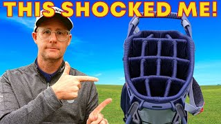 THIS BAG SHOCKED ME Sun Mountain Eco Lite 14 Way Stand Bag Review [upl. by Colbert]