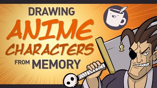 3 Artists Draw Anime Characters From Memory [upl. by Lalad789]