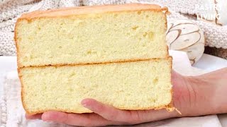 FLUFFY Vanilla Sponge Cake Recipe  The BEST Genoise Sponge Cake [upl. by Simson]