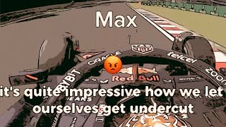 Angry Max Verstappen and Gianpiero Lambiase Team Radio at Hungaroring [upl. by Elehcir540]