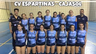 ❎ PARTIDO voleibol CADETE femenino ❎ CV Espartinas  Cajasol Juvasa Rojo [upl. by Amek]