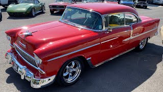 Test Drive 1955 Chevrolet Bel Air 2 Door Hard Top SOLD 42900 Maple Motors 2114 [upl. by Adlitam]