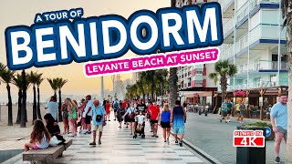 BENIDORM Levante Beach  Full Tour [upl. by Acisset]