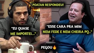 SAIU FAÍSCA🚨 Alex Poatan RESPONDE Jornalista Marcelo Alonso após CRÍTIC4S no Podcast do Werdum [upl. by Adolf]