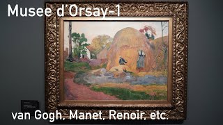 Van Gogh Monet Manet etc at Musee dOrsay in 4k [upl. by Neva]