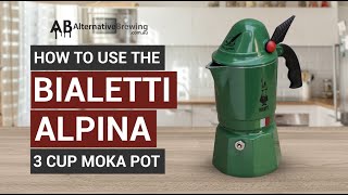 How to use the Bialetti Moka Alpina 3 Cup [upl. by Blasius]