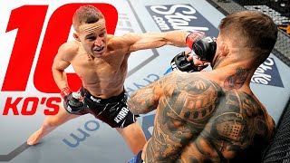 Top 10 Flyweight Knockouts in UFC History [upl. by Barling379]