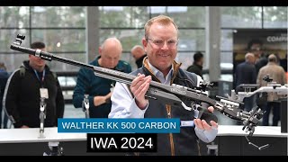 IWA 2024 Carl Walther shows the premium version of the KK500 E rimfire match rifle [upl. by Petie107]