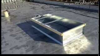 HVAC ROOFTOP INSTALL PART 1 HVAC [upl. by Sidoeht]