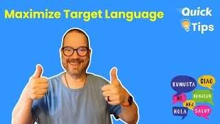 Maximum Target Language Exposure LanguageImmersion TeachingTips TargetLanguageExposure [upl. by Binah594]