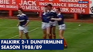 Falkirk 21 Dunfermline Athletic  198889 [upl. by Ursola]