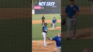 ⚾️Not Easy⚾️ Catcher Brock Tibbitts makes the popup look easy Baseball Life MA2tv BlueJays [upl. by Inneg]