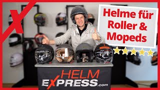 Ideale HELME für ROLLER amp MOPEDS  Top 5 beliebteste Jethelme 2021 ❌ HelmexpressTV [upl. by Ainoyek253]