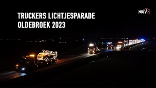 Truckers Lichtjesparade Oldebroek 2023 [upl. by Radborne]