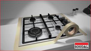 Applicare il silicone in cucina [upl. by Atsirc254]