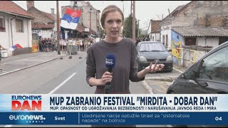 MUP zabranio festival quotMirdita  dobar danquot [upl. by Roley226]