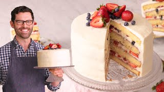 Amazing Berry Chantilly Cake Recipe [upl. by Coulombe]