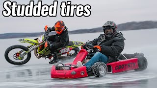 Shifter Kart and Dirt Bike on Thin Ice [upl. by Enyawad]