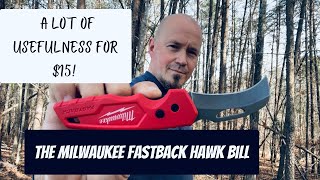 The Fastback Hawkbill Folding Knife from Milwaukee Tools [upl. by Edmonda507]