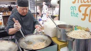 Pad Thai Noodles with Shrimps Tasted in Broadway Market Street Food of London [upl. by Beacham]