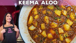 ONEPOT Quick and Tasty KEEMA ALOO Recipe [upl. by Leahcimnaes]