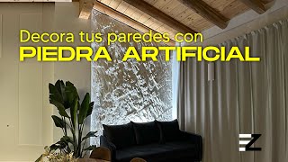 How to make artificial rock wall Como hacer PIEDRA ARTIFICIAL para DECORAR tus PAREDES de CASA [upl. by Vanna]