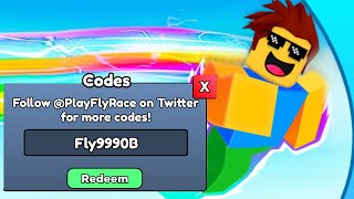 CODES 🍀 3x Fly Race ROBLOX  JANUARY 16 2024 [upl. by Casimir]