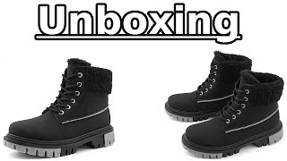 Hitmars Winterstiefel Unboxing Video [upl. by Barbe338]