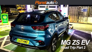 New MG ZS EV 2022 450m Road Trip Part 2 [upl. by Akenet149]