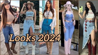 LOOKS DE MODA 2024COMO VESTIR MODERNA ESTILOS UNICOS [upl. by Emie]