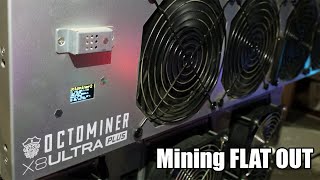 Crypto Mining FLAT OUT  Feels Good To be GPU Mining AGAIN [upl. by Adnik]