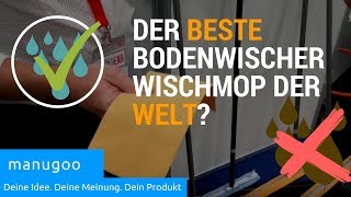 Der beste Bodenwischer Wischmop der Welt manugoo  iENA Erfindermesse 2017 manugoo [upl. by Satsok586]