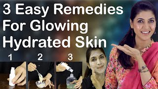 3 Easy Remedies for Glowing Hydrated Skin in RamadanDIY  Ghazal Siddique [upl. by Guttery]